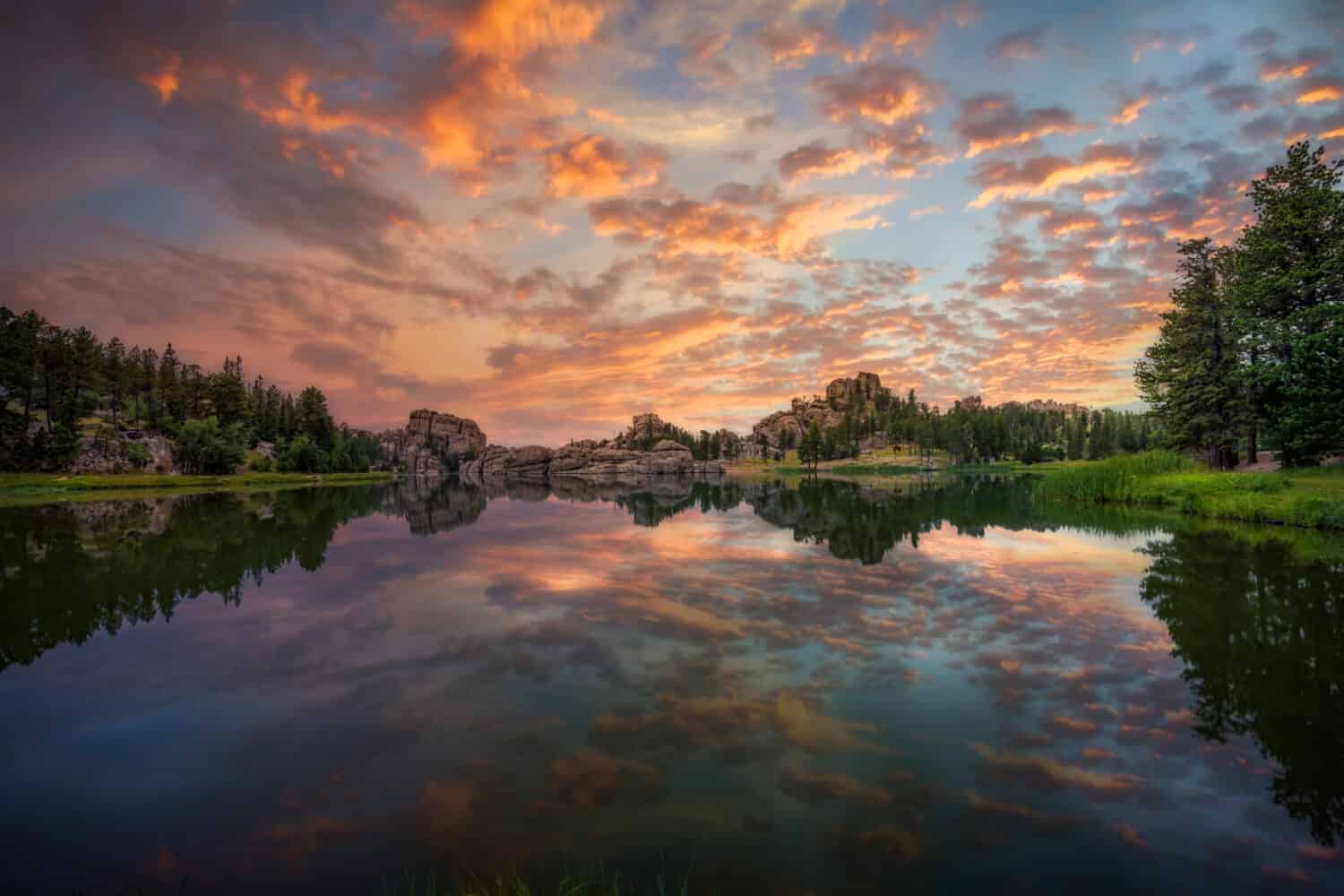 Magnificent Sunrise at Sylvan Lake