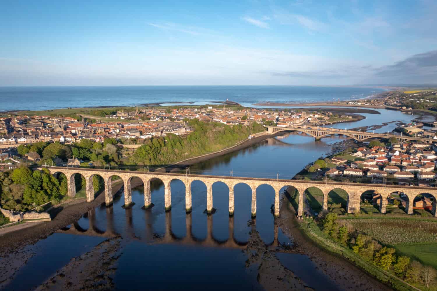 The Picturesque Coastal Town of Berwick upon Tweed in the UK