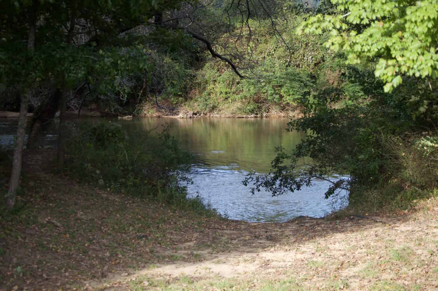 Buttahatchee River at the Chickasaw Mounds