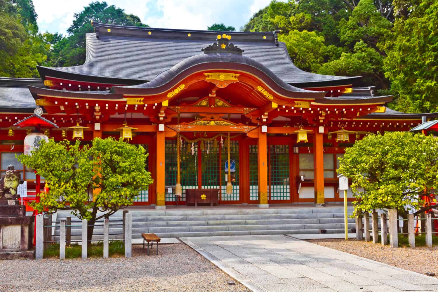 Nagaoka shrine in Kyoto, Japan.
