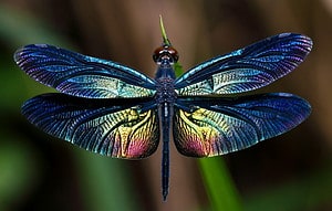 Where Do Dragonflies Go at Night to Sleep? Picture