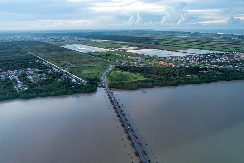 Georgetown, Guyana, is one of the 40 major cities that could be underwater by 2050.