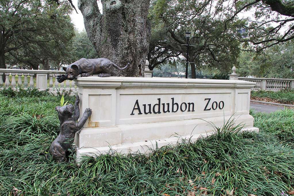 Audubon Zoo sign, New Orleans