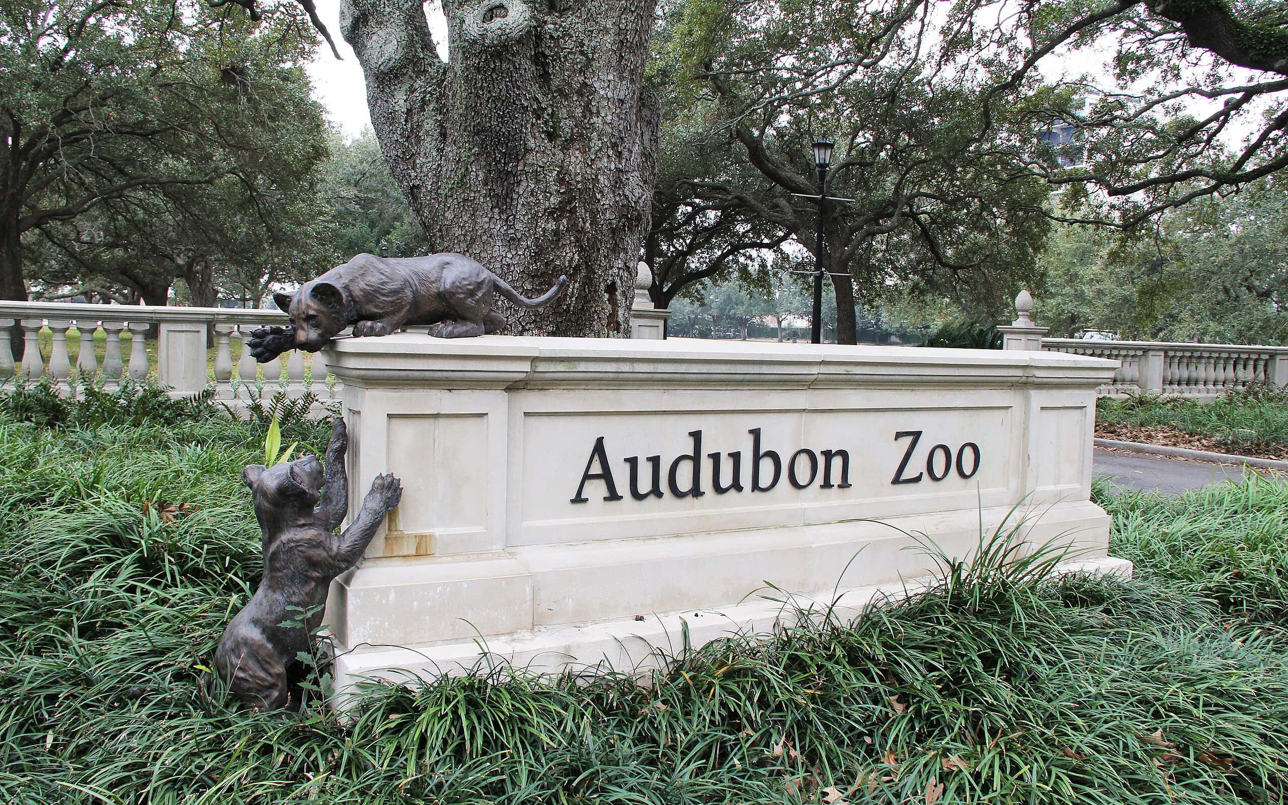 Audubon Zoo sign, New Orleans