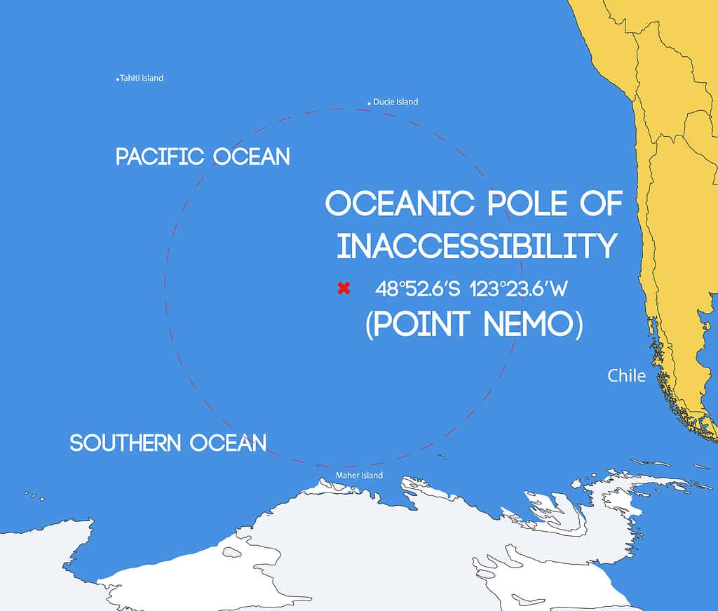 The most remote spot in the Pacific Ocean is Point Nemo.
