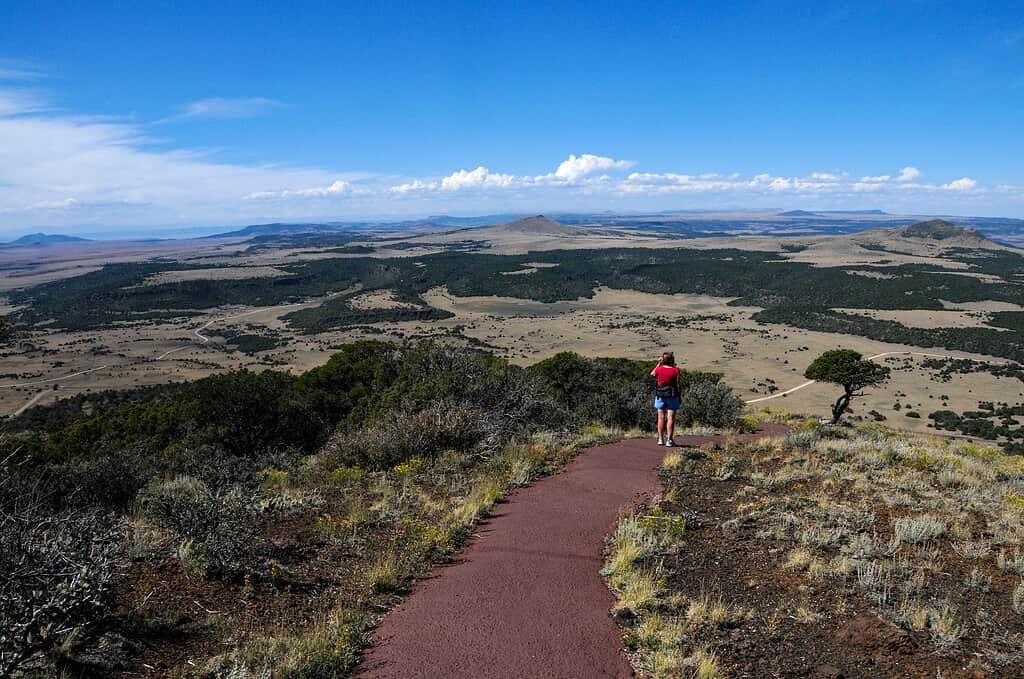 Capulin Volcano National Monument - Hiking the Trail on Top