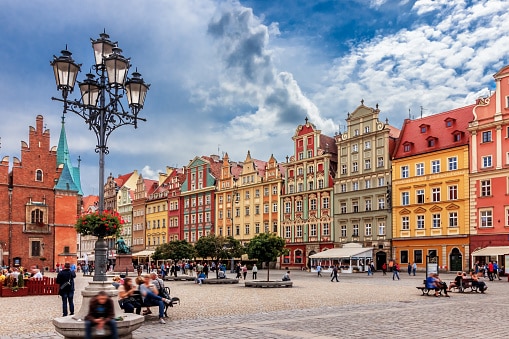 Market square - Wroclaw, Poland