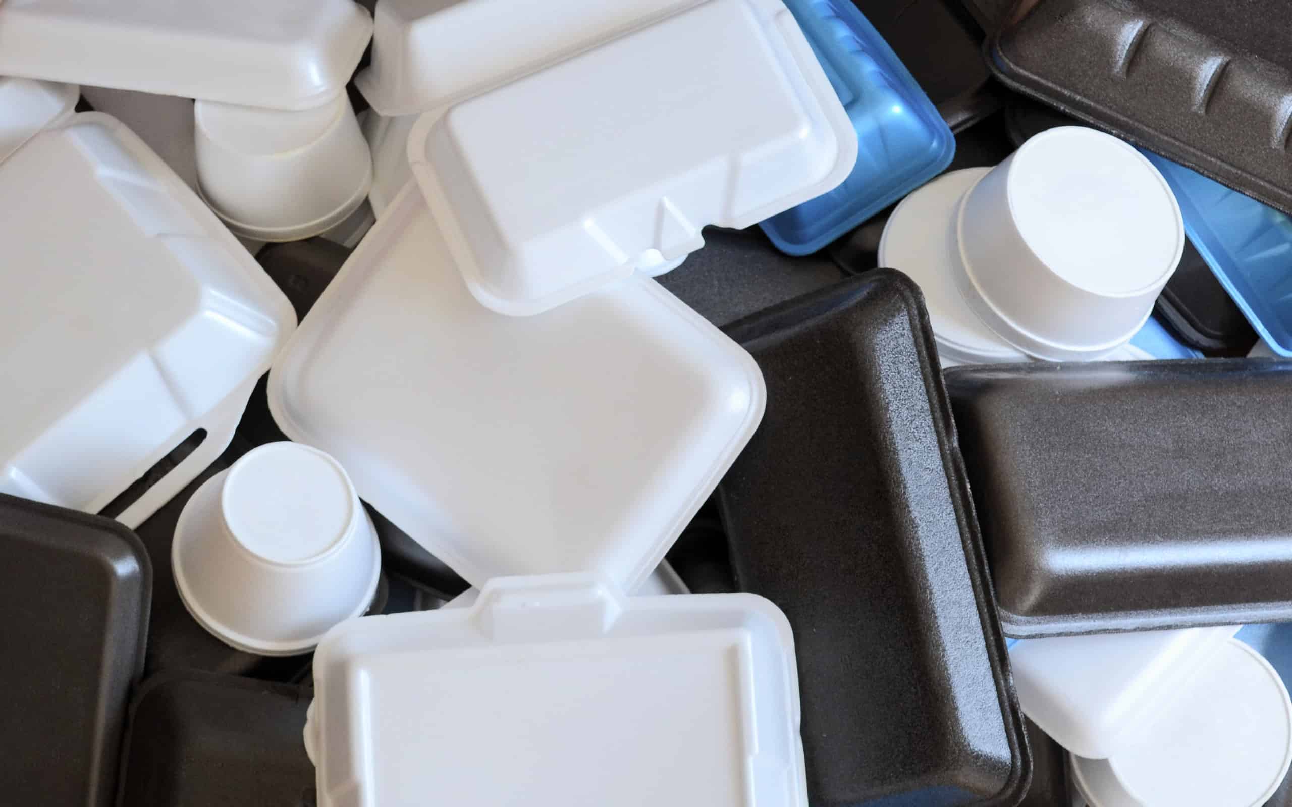 Amount of styrofoam containers