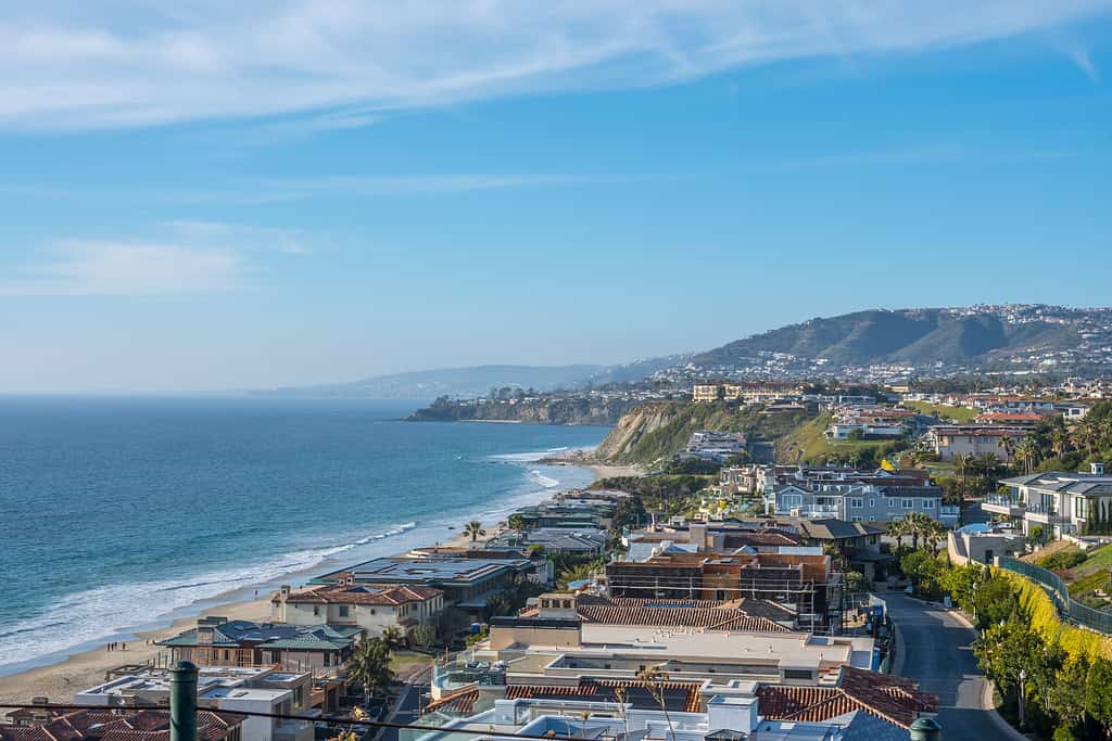 An overlooking view of nature in Dana Point, California