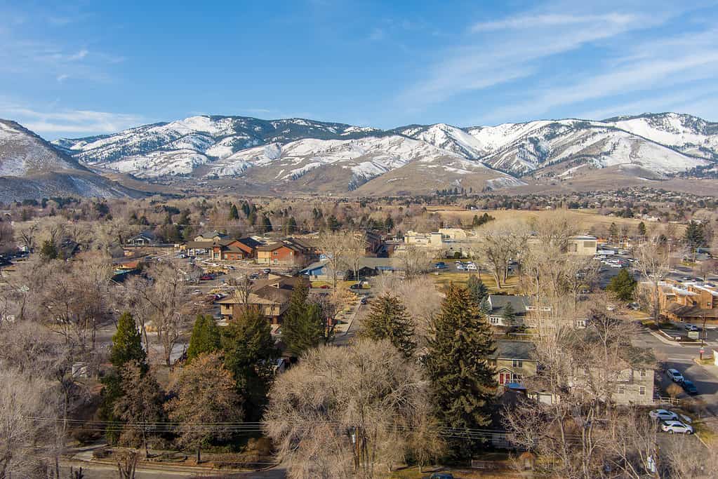 Aerial view of Carson City