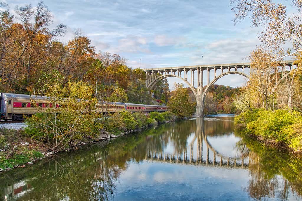 Scenic Railroad along Cuyahoga Valley
