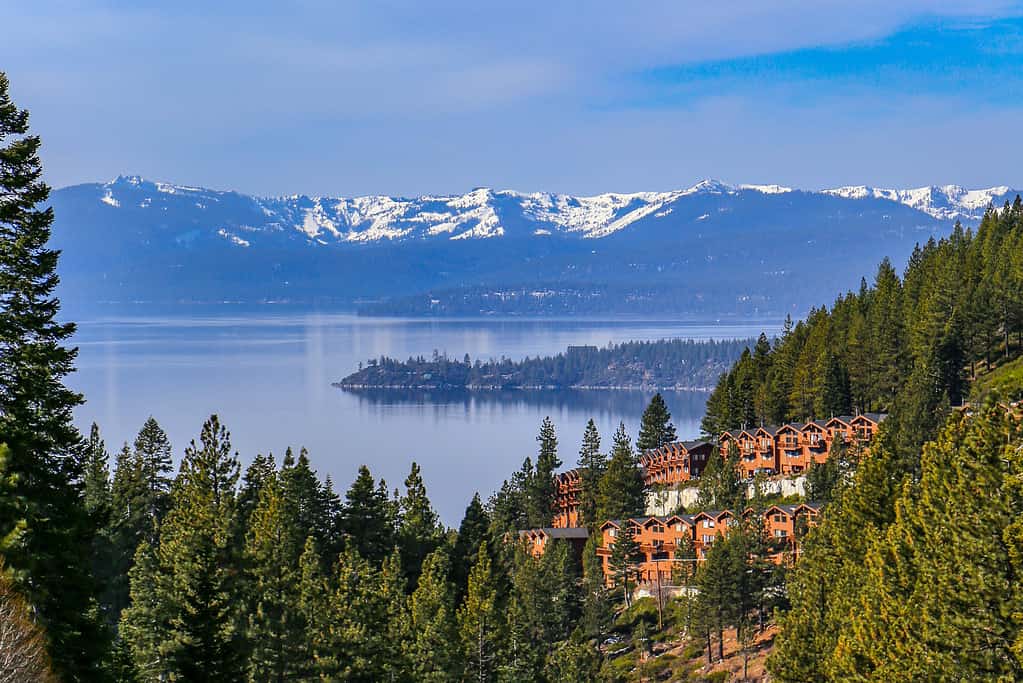 Incline Village, Nevada above Lake Tahoe