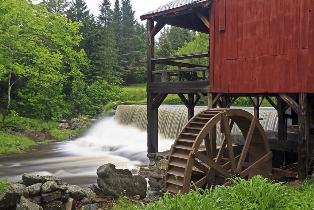Vermont Mill and Waterfall