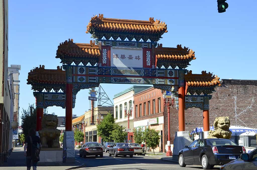 Chinatown gate in Portland, Oregon