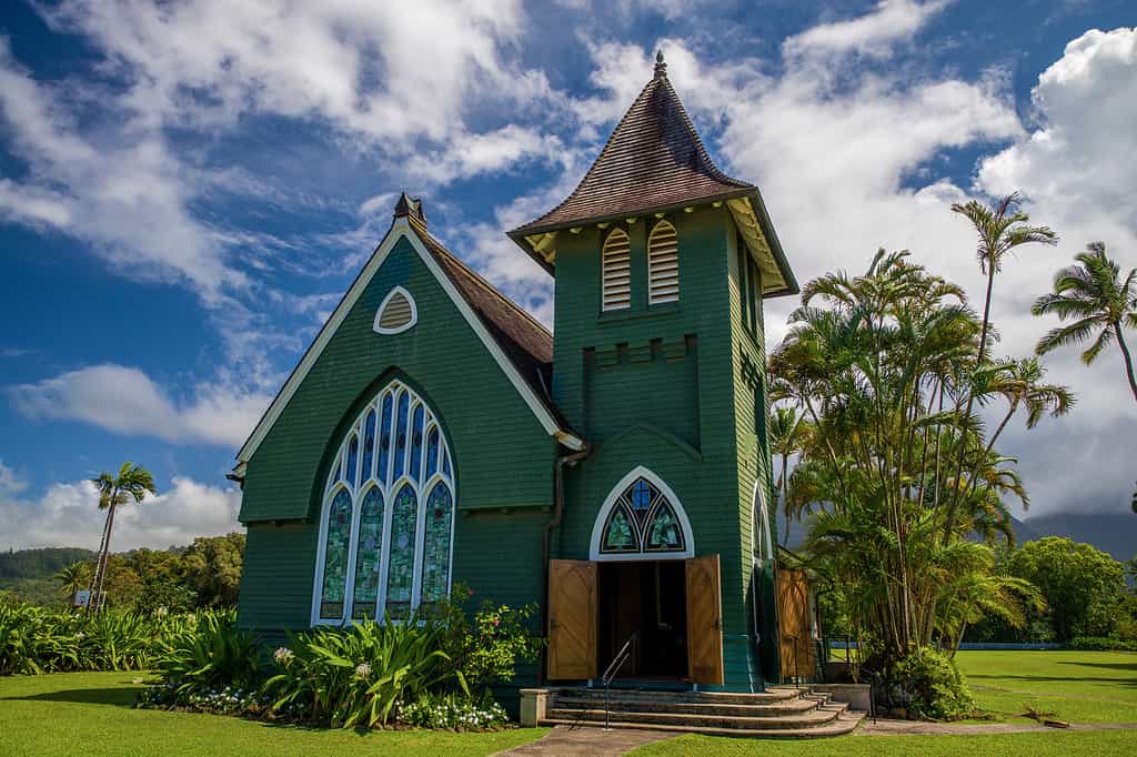 wai'oli hui'ia church, hawaii