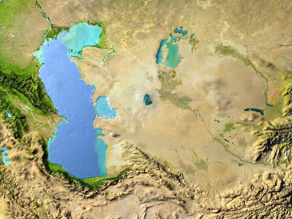 Central Asia on planet Earth