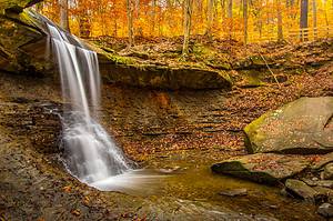 Blue Hen Falls in Cuyahoga Valley National Park