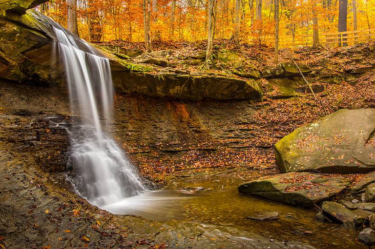 Blue Hen Falls in Cuyahoga Valley National Park