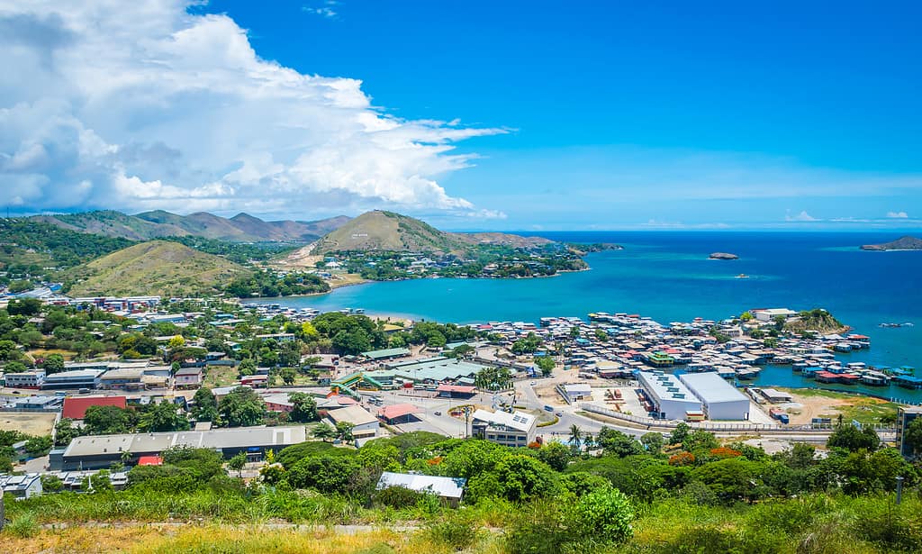 View of Koki in Port Moresby, Papua New Guinea