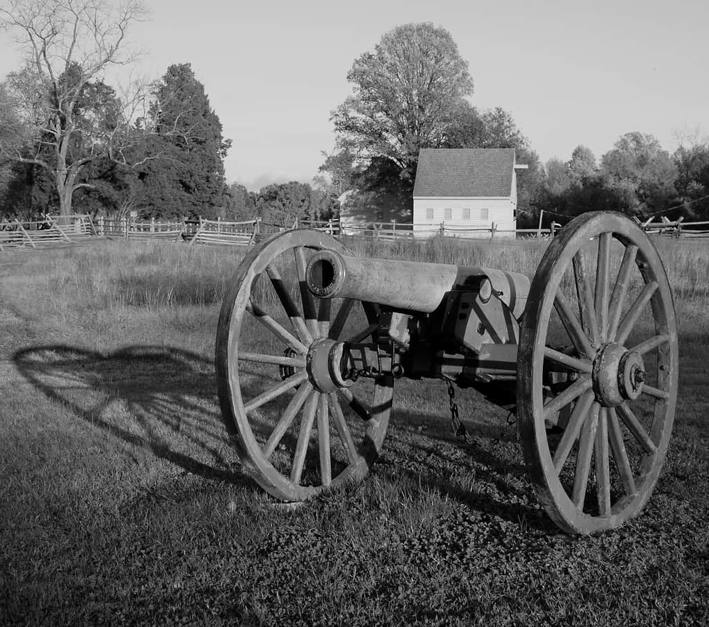Cannon at Cold Harbor Battlefield