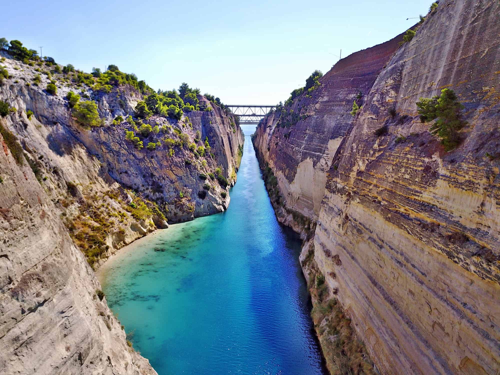 Corinth Canal from above