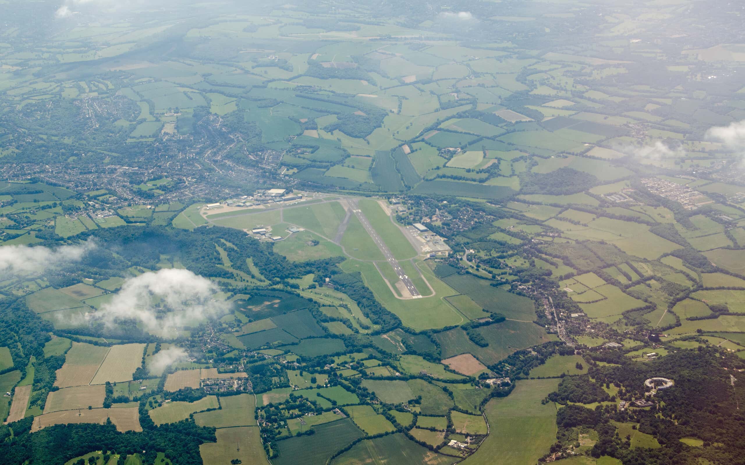 Biggin Hill Airport, aerial view