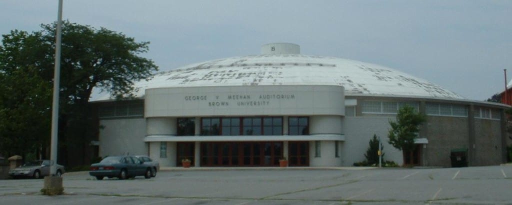 Despite being one of the 11 oldest hockey rinks in America, many claim that the Meehan Auditorium's roof looks like a UFO.