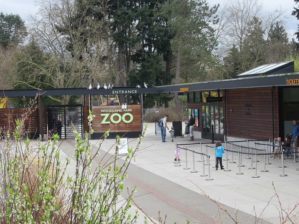 entrance to Woodland Park Zoo in Seattle, Washington