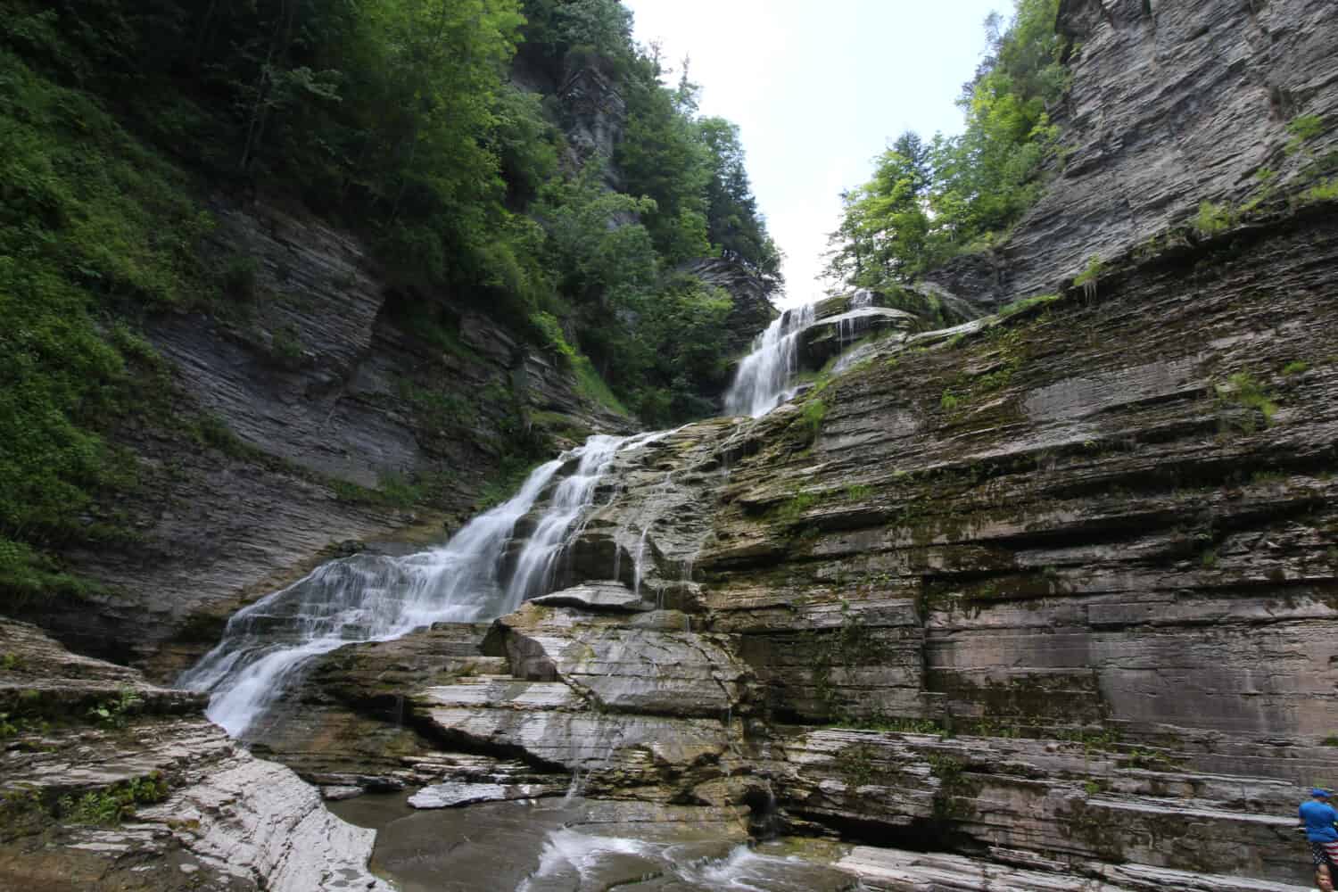 Lucifer Falls at Robert H Treman State Park close to Ithaca NY
