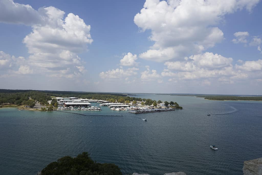 Lake Texoma natural landscape view