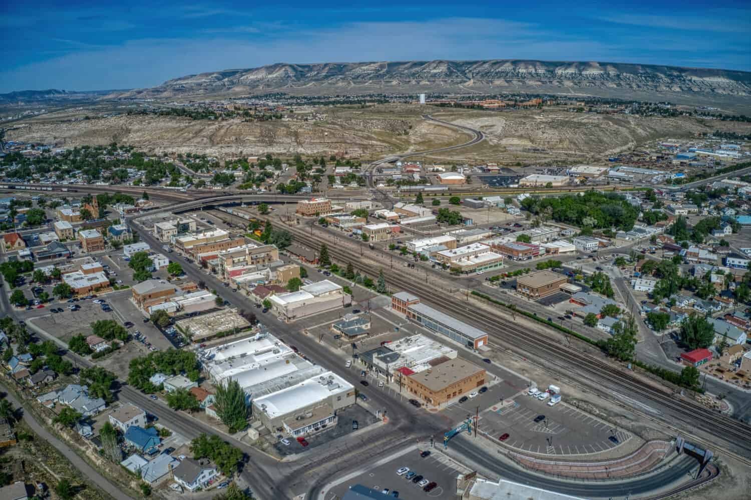 Rock Springs is the 5th Largest Town in Wyoming and a Stop on a Passenger Train Line