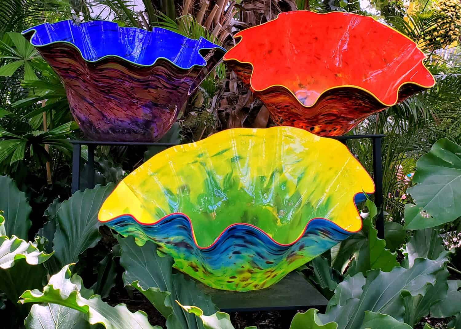 Glass Art Structures at the Phipps Conservatory and Botanical Gardens