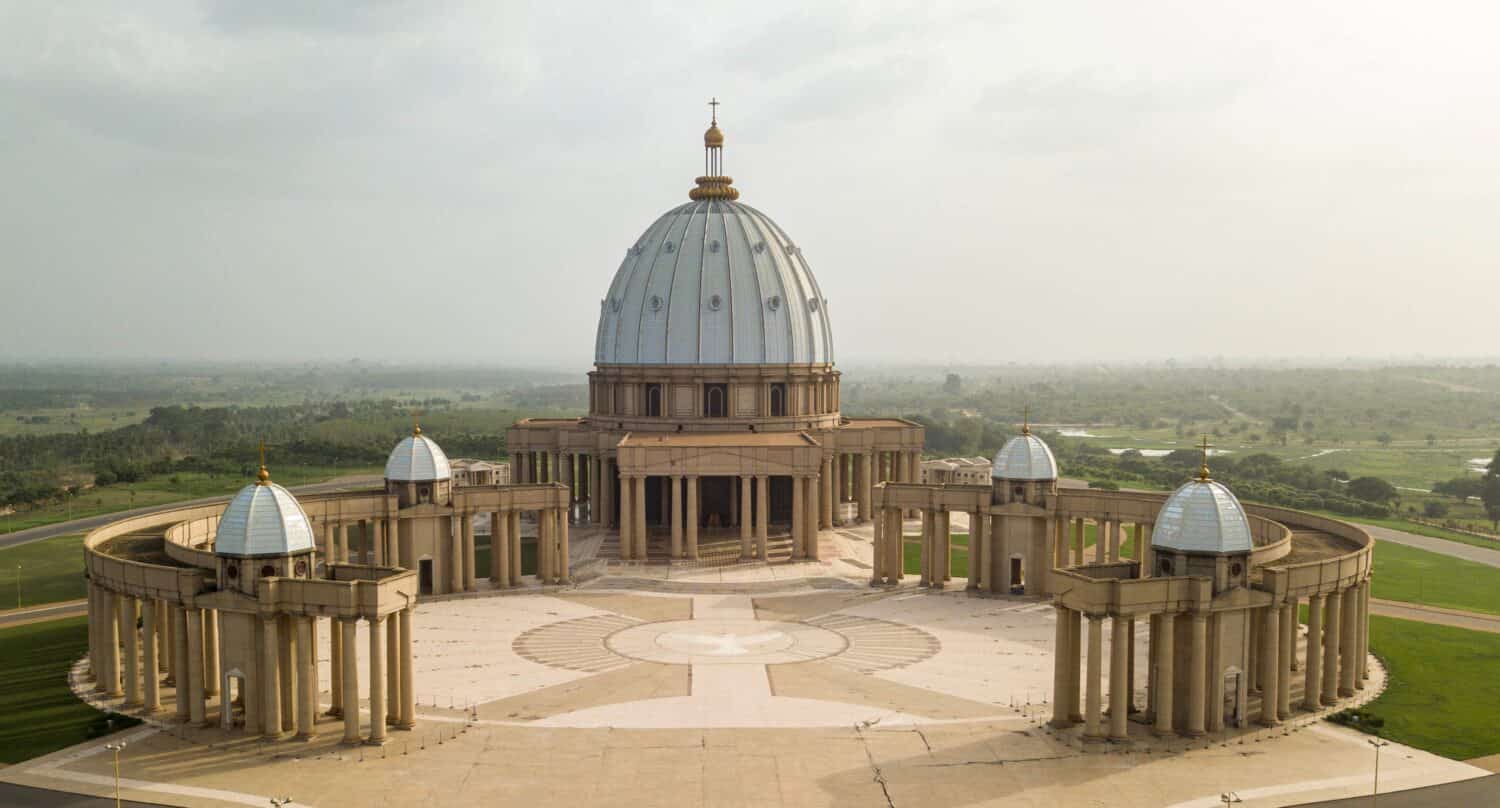 Basilica of Our Lady of Peace in Yamoussoukro, Ivory Coast