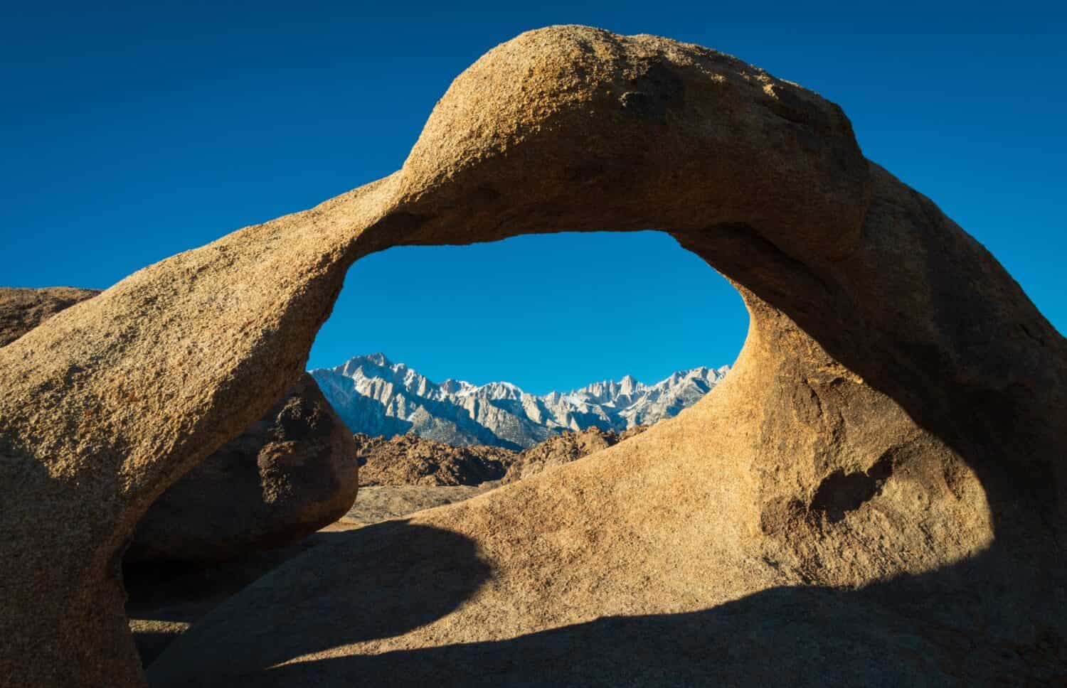 Mobius Arch, Mount Whitney and the Alabama Hills, California