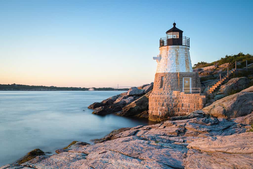 Sunset at Castle Hill Lighthouse on Newport, Rhode Island 1