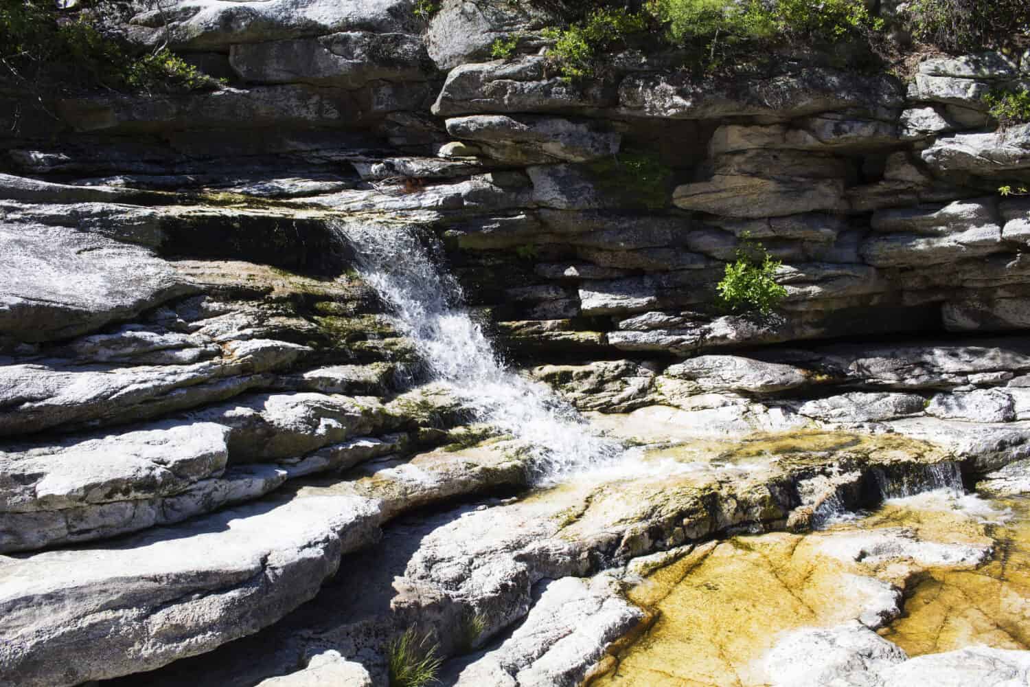 Stream leading to Verkeerderkill Falls in Upstate NY