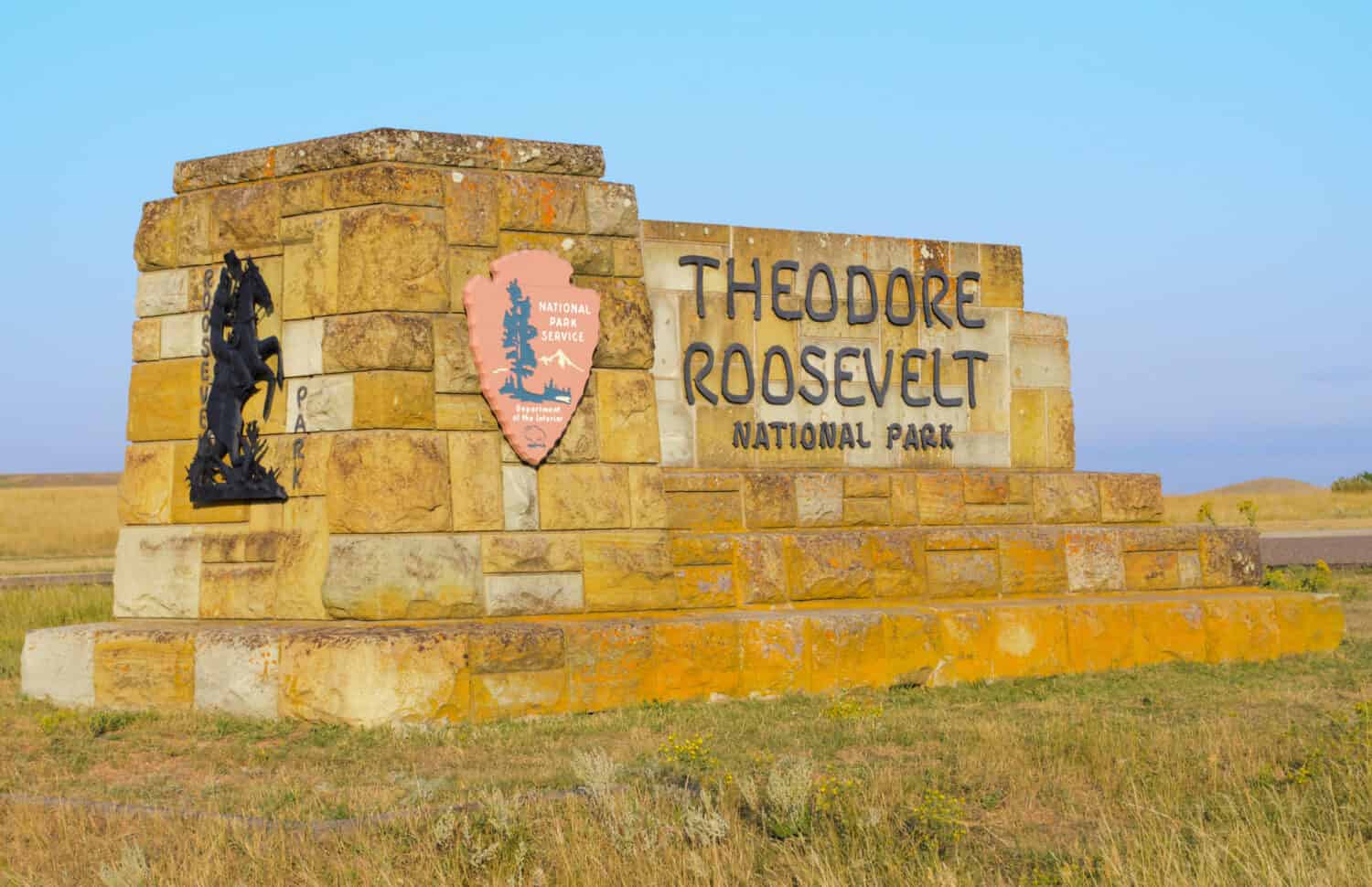 Theodore Roosevelt National Park sign
