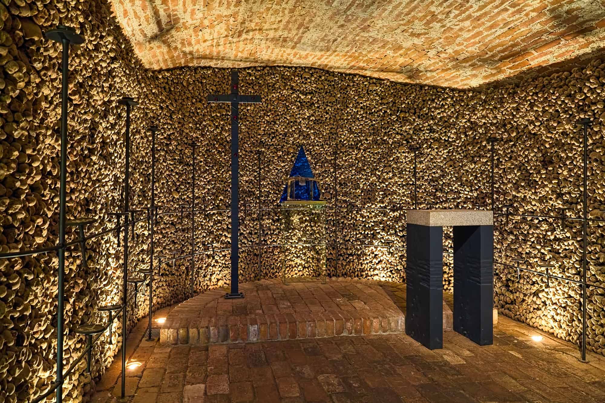 The Brno Ossuary catacomb wasn't discovered until 2001.