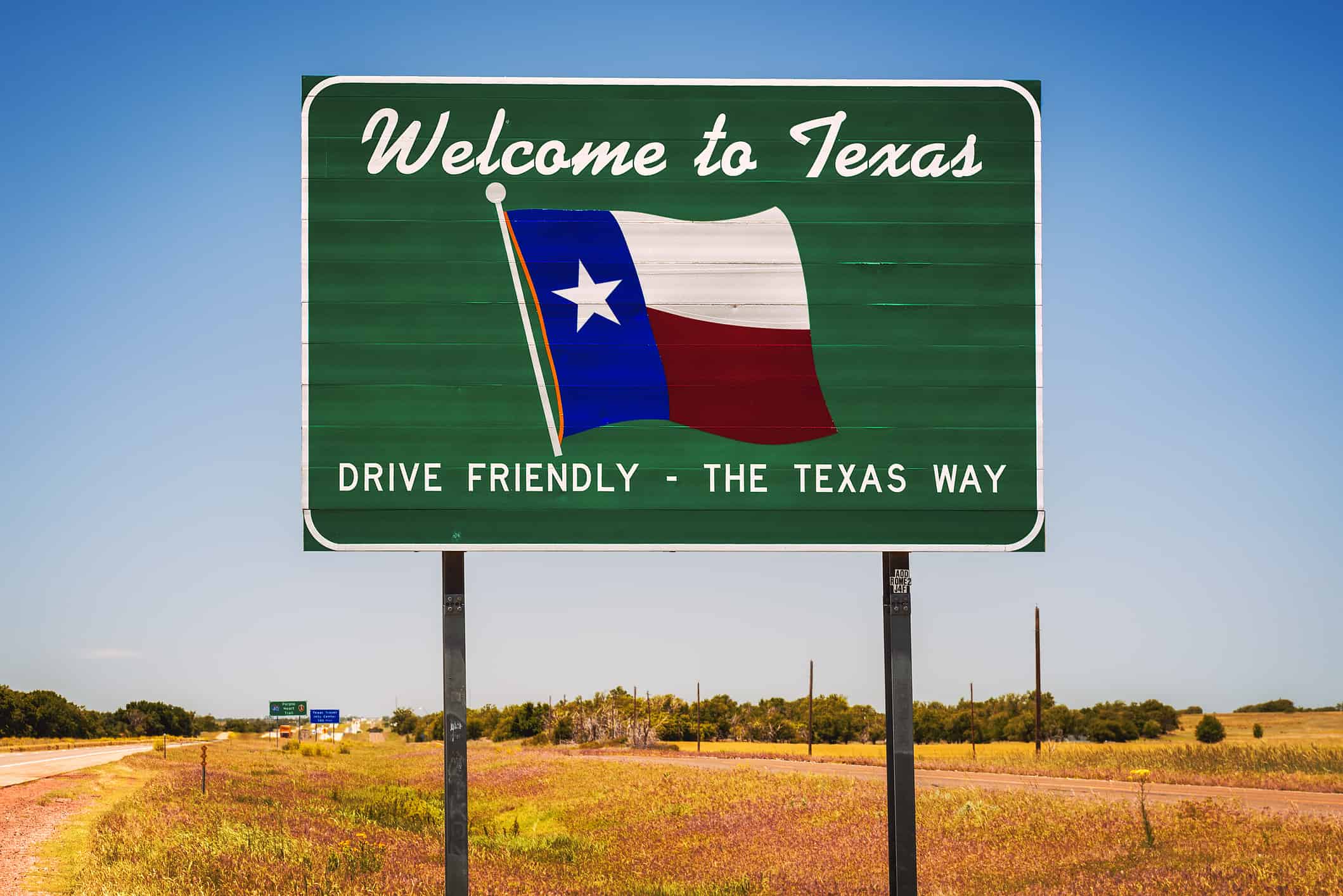 Welcome to Texas State Sign