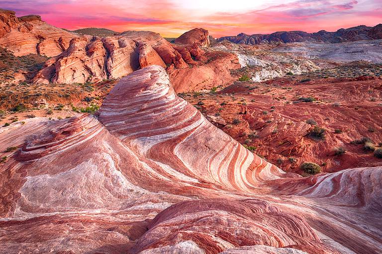 Nevada, Valley of Fire State Park, Desert Area, Las Vegas, Red Rocks