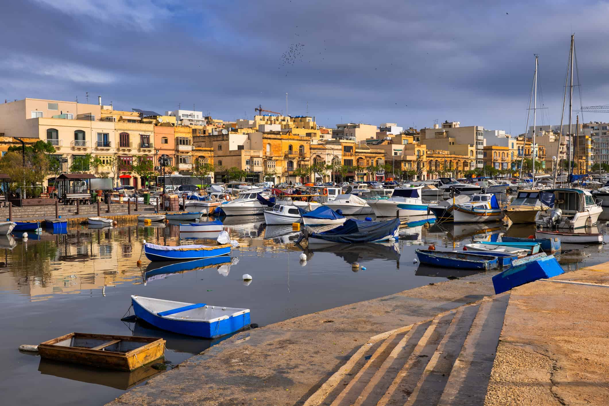 Ta Xbiex Town and Harbour in Malta