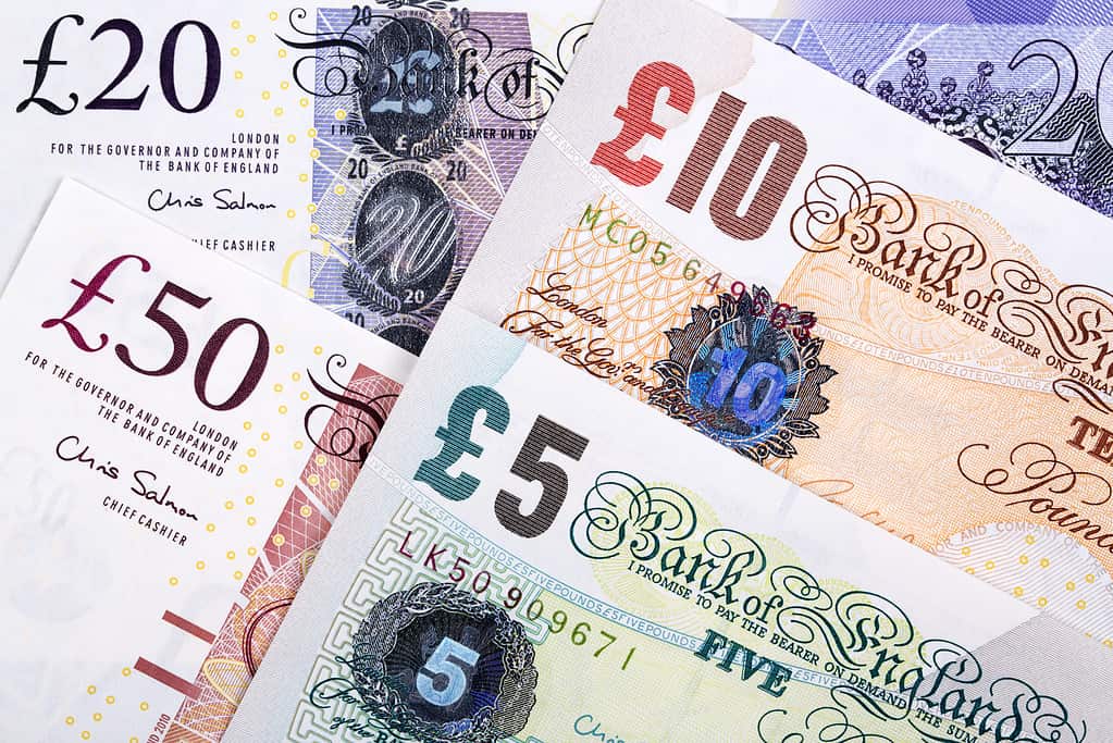 British Pounds a business background
