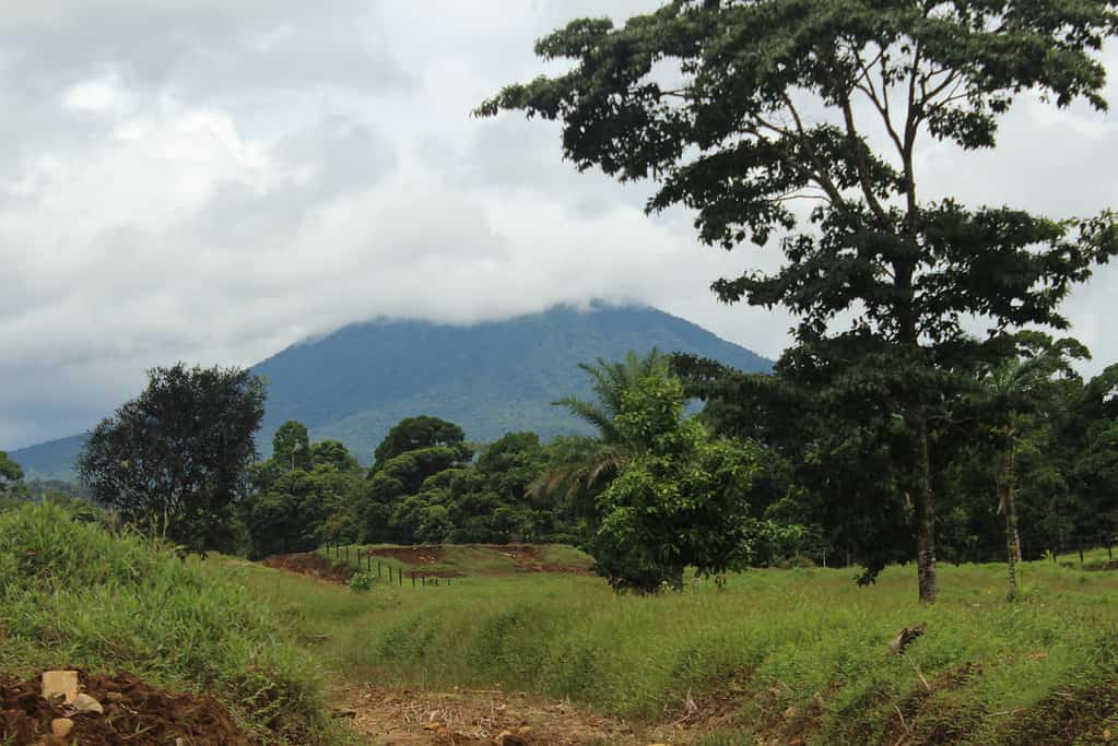 View of Cacho Negro volcano, Sarapiqui, Costa Rica