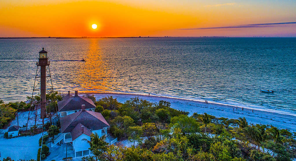 Sanibel Island Lighthouse Sunrise,Florida