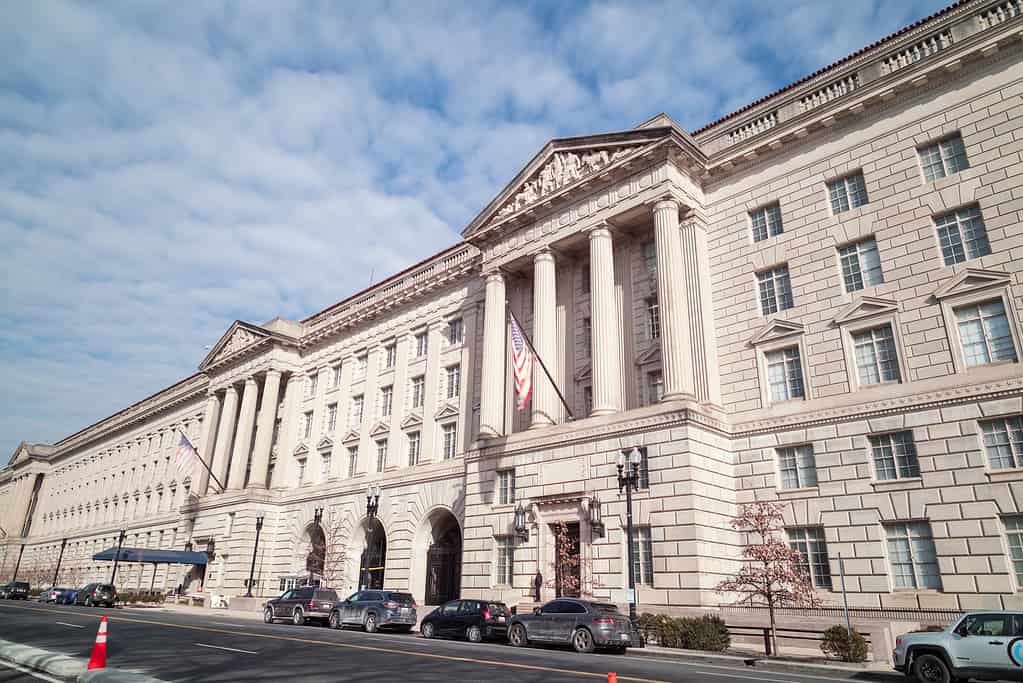U.S. Department of Commerce - Herbert Hoover Building - Washington, DC - Winter