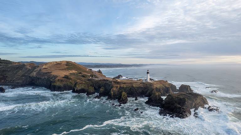 Oregon - US State, Newport - Oregon, Aerial View, Drone, Photography