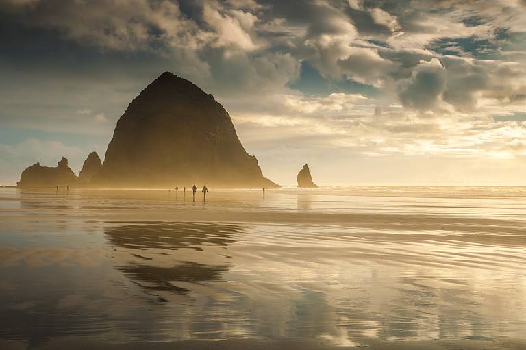 Oregon - US State, Cannon Beach, Beach, Oregon Coast, Coastline