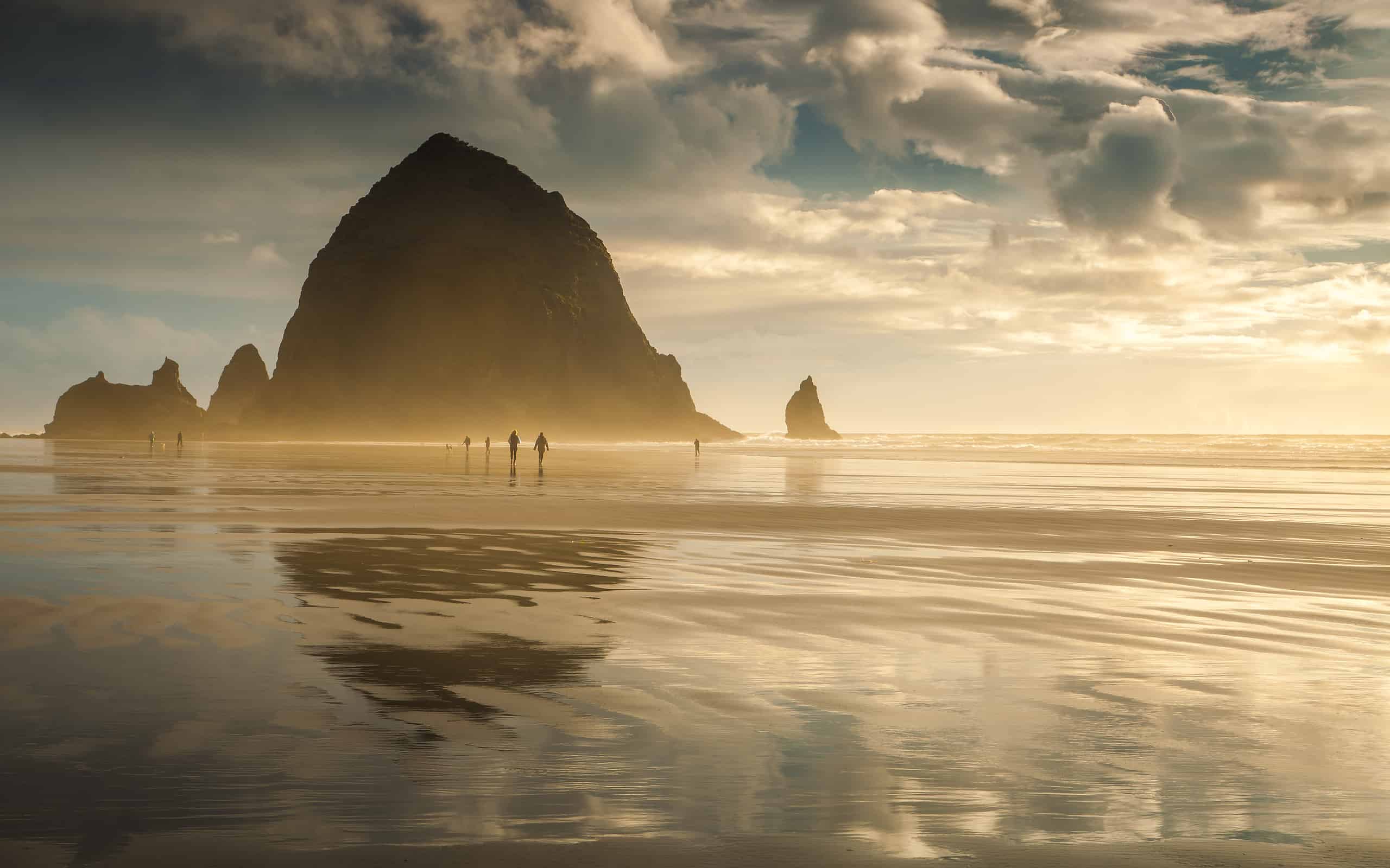 Oregon - US State, Cannon Beach, Beach, Oregon Coast, Coastline