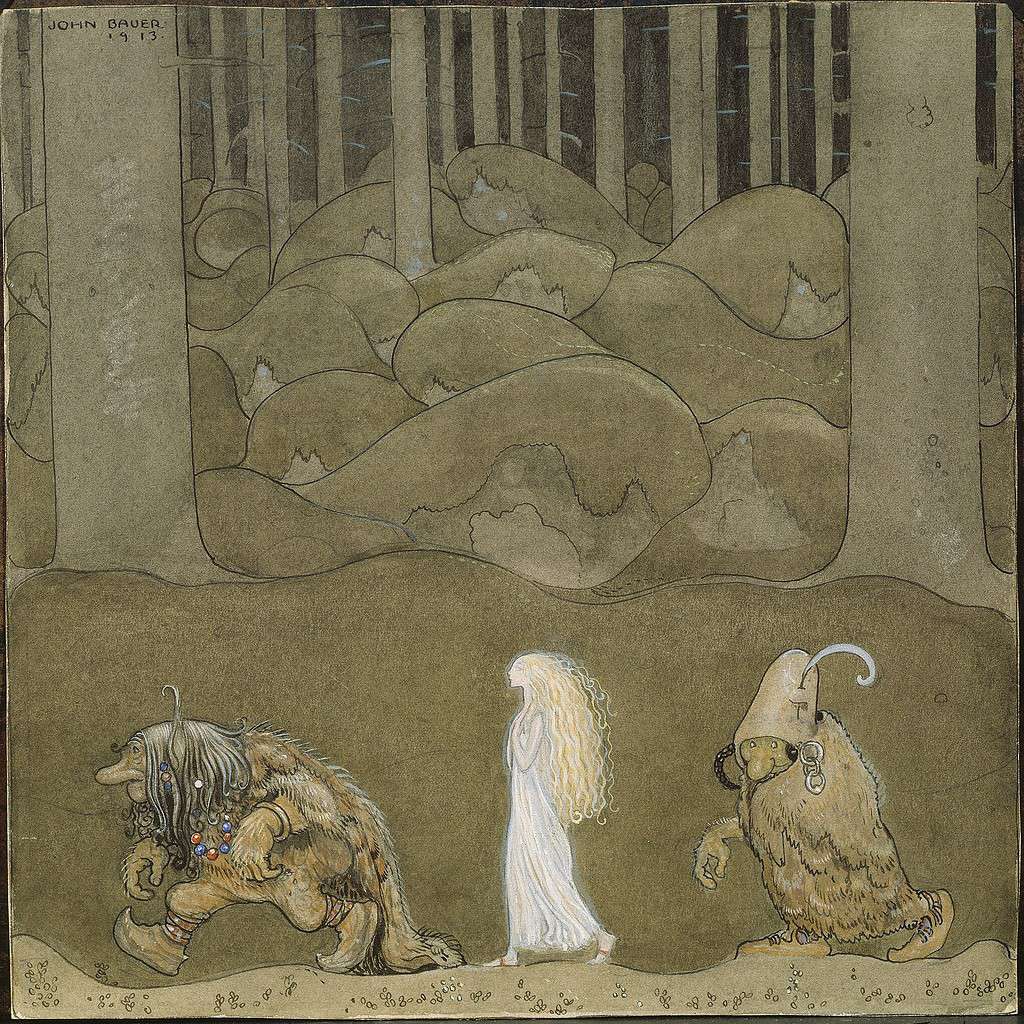 forest creature with women