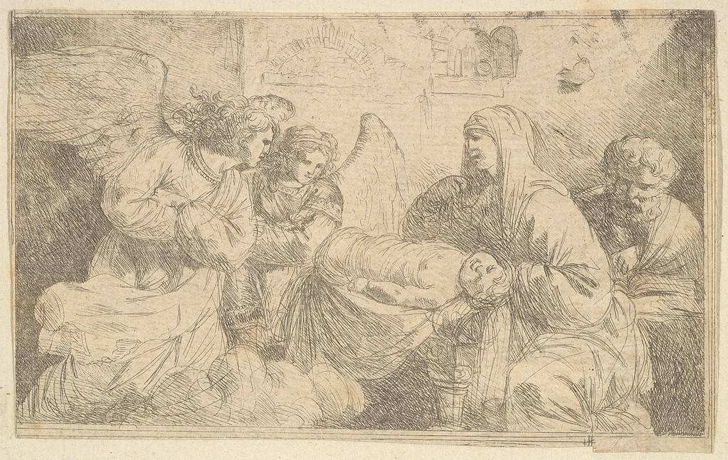 La Nativité de Jésus-Christ (The Nativity of Christ) by Jean-Jacques Lagrenée via Metropolitan Museum of Art